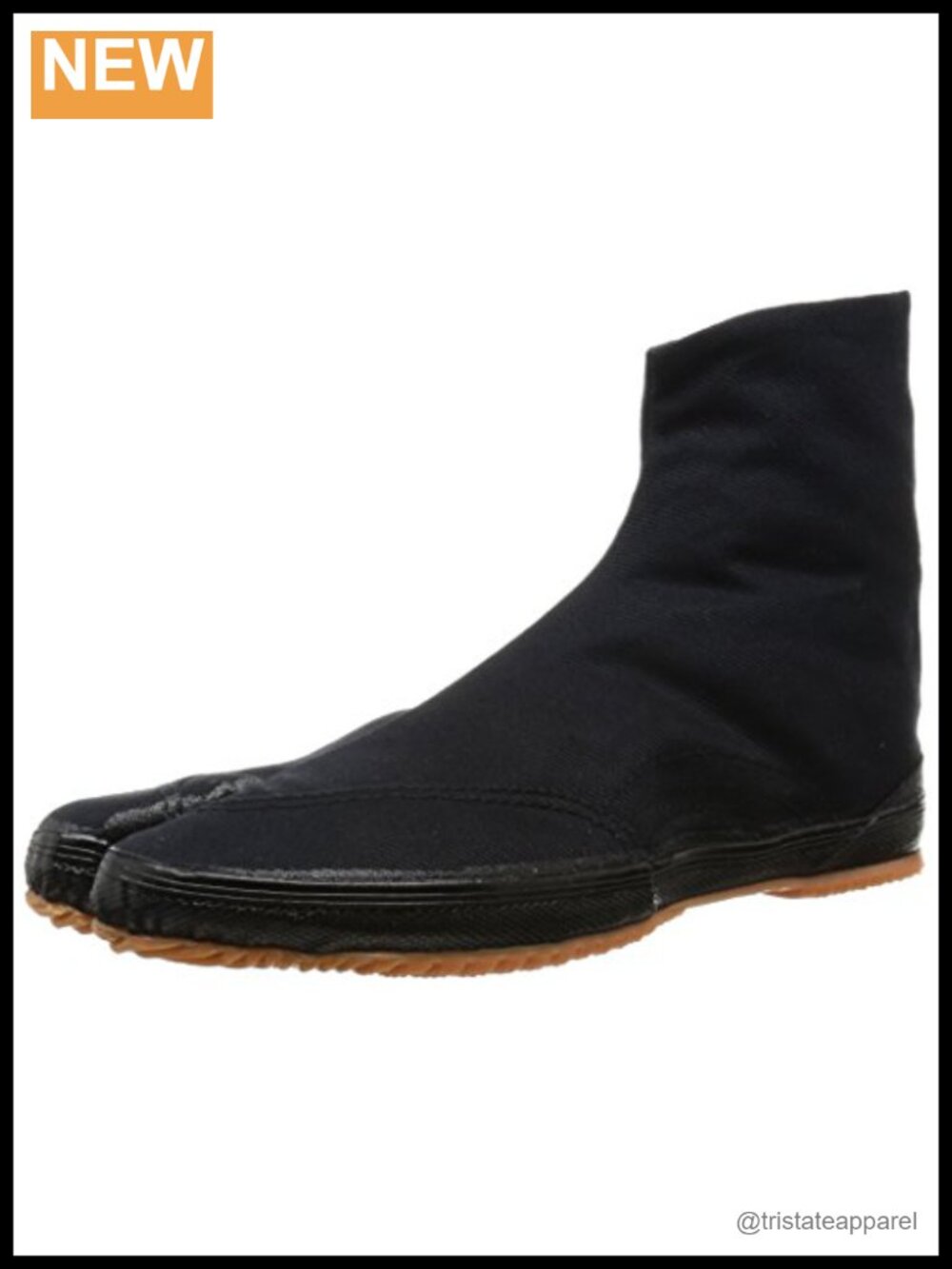 Japanese Tabi Shoes with Clips Rubber Sole Pull-On